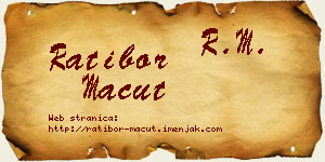 Ratibor Macut vizit kartica